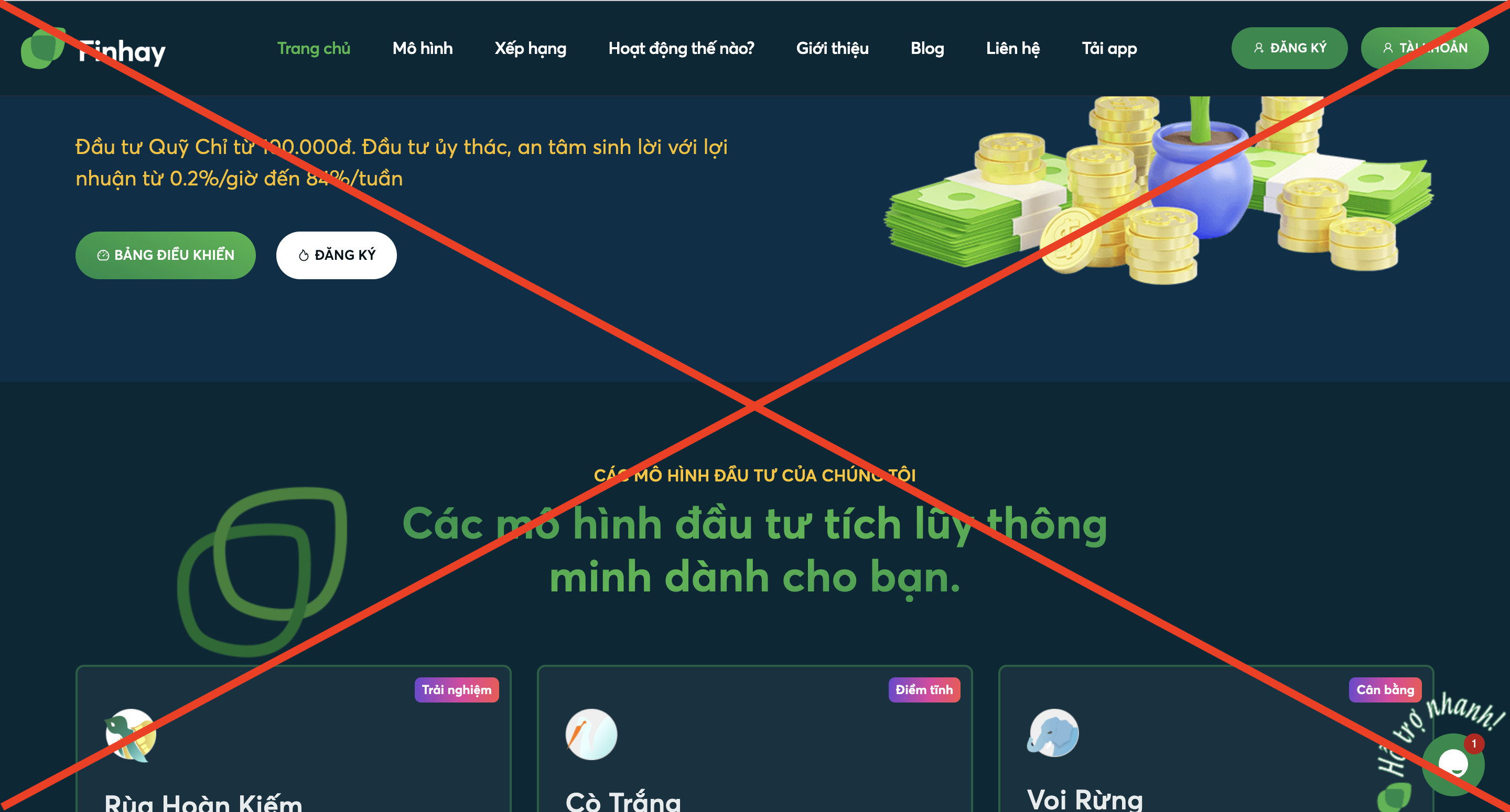 Thận trọng Finhay và VNSC by Finhay bị giả mạo [Cảnh báo]