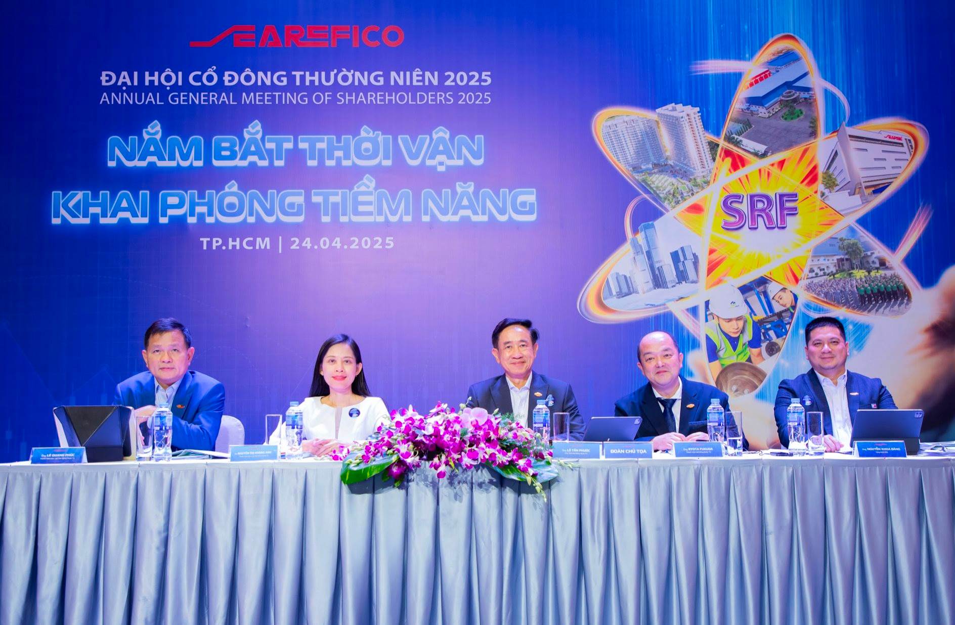 SRF: ĐHĐCĐ Searefico : Quý 1/2025 đạt hơn 1.000 tỷ doanh số ký hợp đồng, có thể trúng thầu thêm 2.000 tỷ