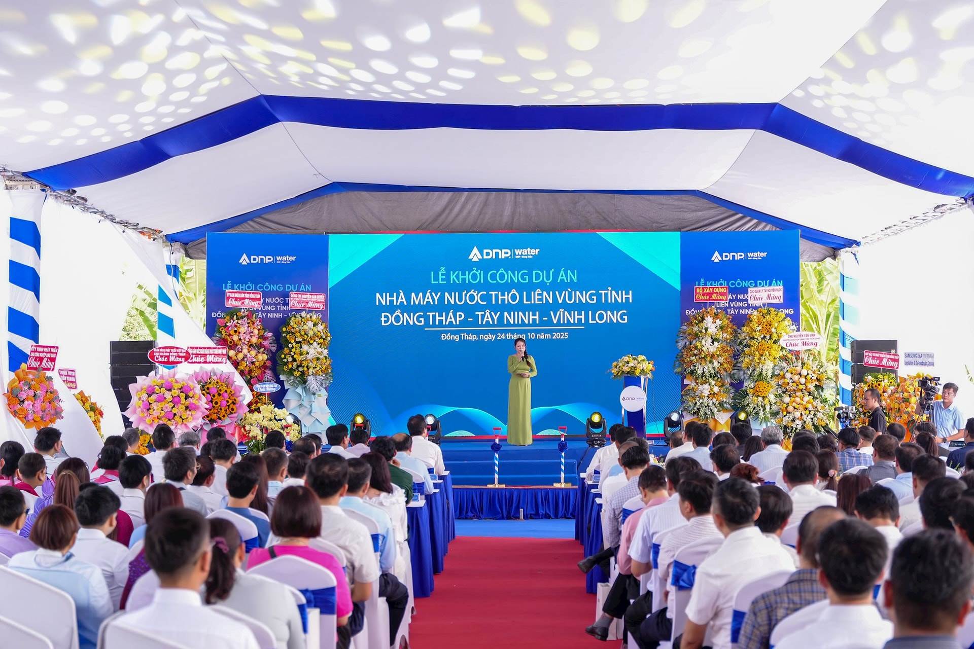 DNP Water cùng Samsung E&amp;A khởi công dự án hạ tầng nước thô liên vùng đầu tiên của Việt Nam, giải quyết bài toán nước sạch cho 2 triệu dân vùng ĐBSCL