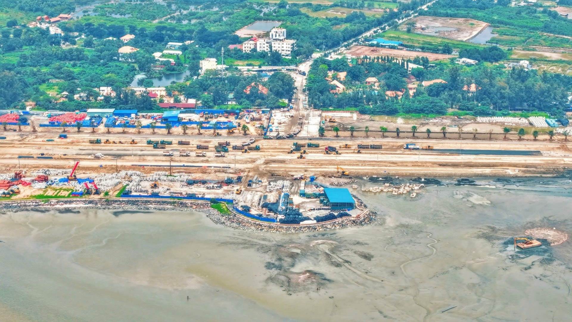 Vinhomes Cần Giờ sử dụng công nghệ san lấp lấn biển bền vững hàng đầu thế giới