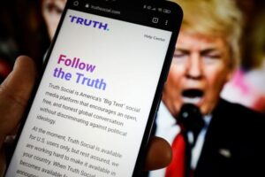 Bài đăng xác nhận dự án Official Trump trên mạng xã hội Truth Social.